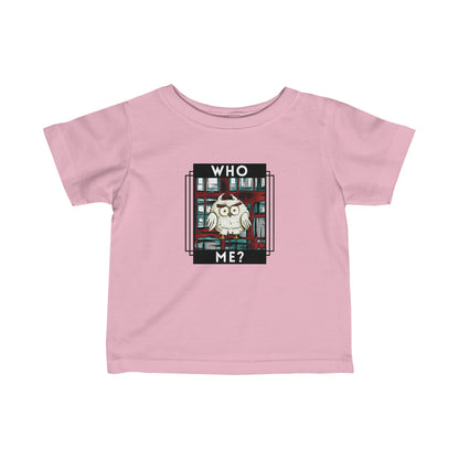 Bird, Who Me? Owl- Baby, Infant, Soft Cotton, T-shirt