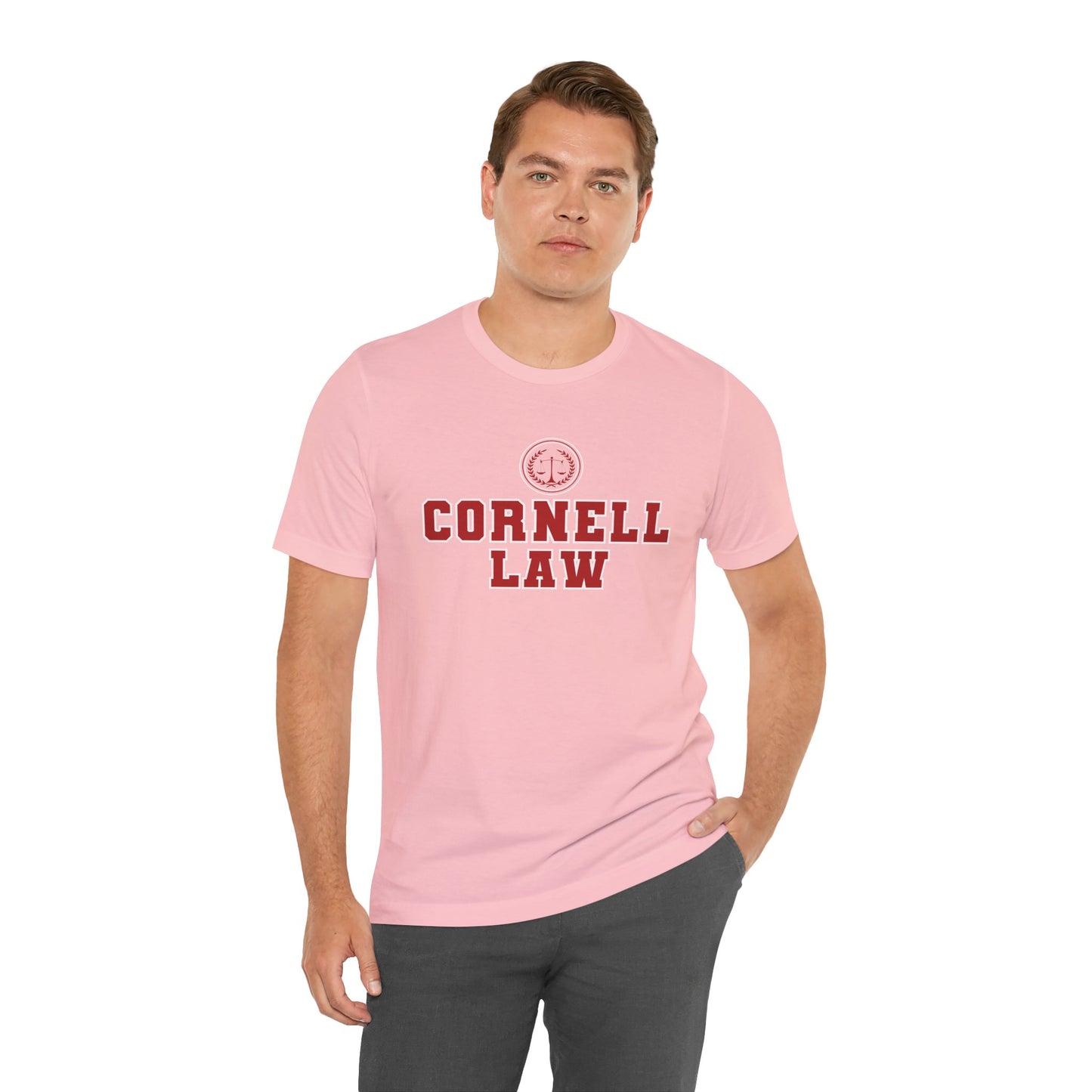 Cornell University Law School- Adult, Regular Fit, Soft Cotton, T-shirt