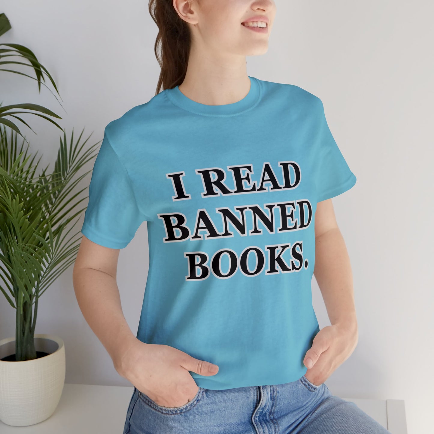 Reading, I Read Banned Books, Things, Books- Adult, Regular Fit, Soft Cotton, Full Size Image T-Shirt