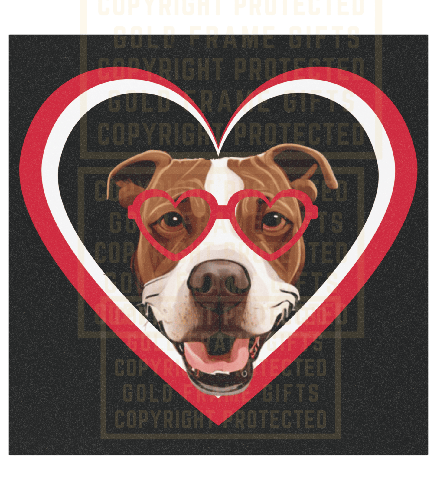 Pit Bull Dog Magnet, Car, Refrigerator Magnet, Dog Mom, Dad Gift, Pit Bull Owner Gift, Heart, Valentine's Day