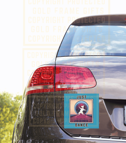 Dog Dance Magnet, Just Dance Magnet, Bumper Magnet, Refrigerator Car, Sturdy All-weather Magnet, Gift For Dog Lover, Dog Mom Dad Dancer Gift
