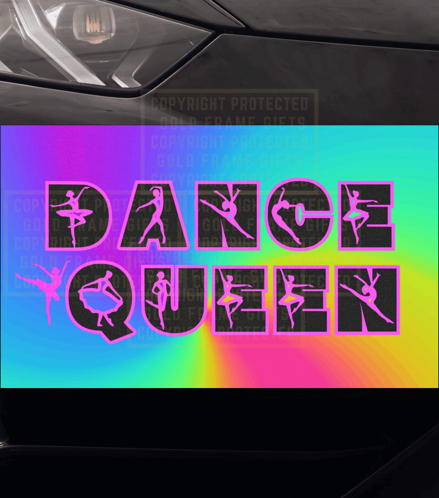 Dance Queen Magnet, Dancer, Car, Refrigerator Magnet, Dance Mom, Weatherproof, Gift For Dance Mom Dad Gift For Dancer Ballet Tap Jazz Modern