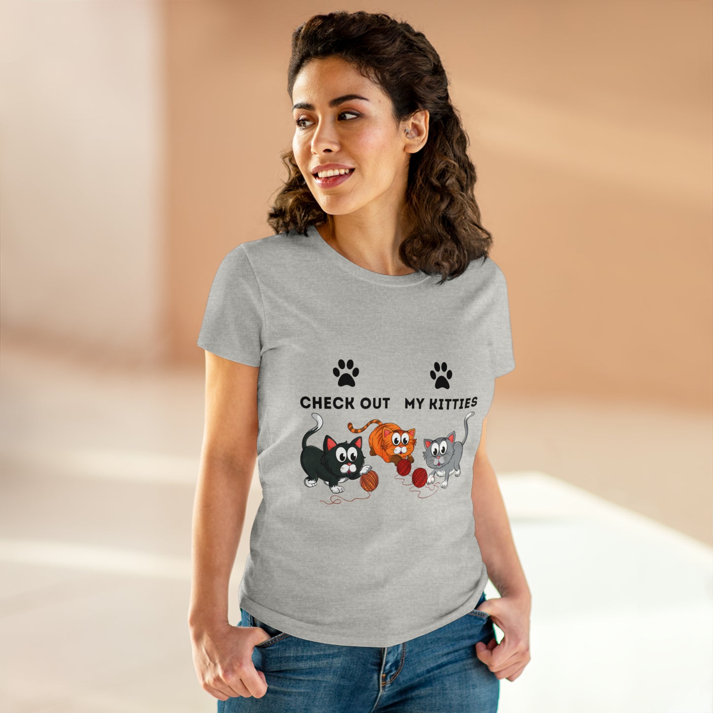 Kitty Cat T-Shirt / Check Out My Kitties Shirt / Unisex Jersey Short Sleeve Tee / Humorous Pet Clothes