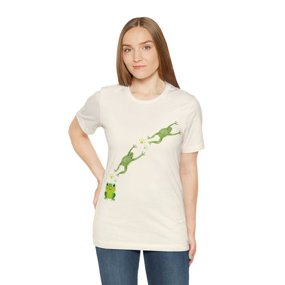 Frog Crossing- Adult, Regular Fit, Soft Cotton, T-shirt