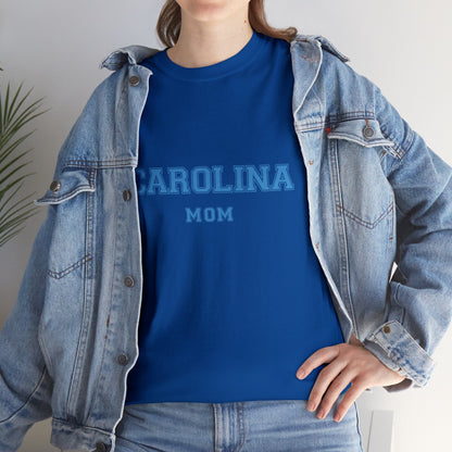 CAROLINA Mom, UNC parent shirt T-shirt-Unisex Heavy Cotton Tee