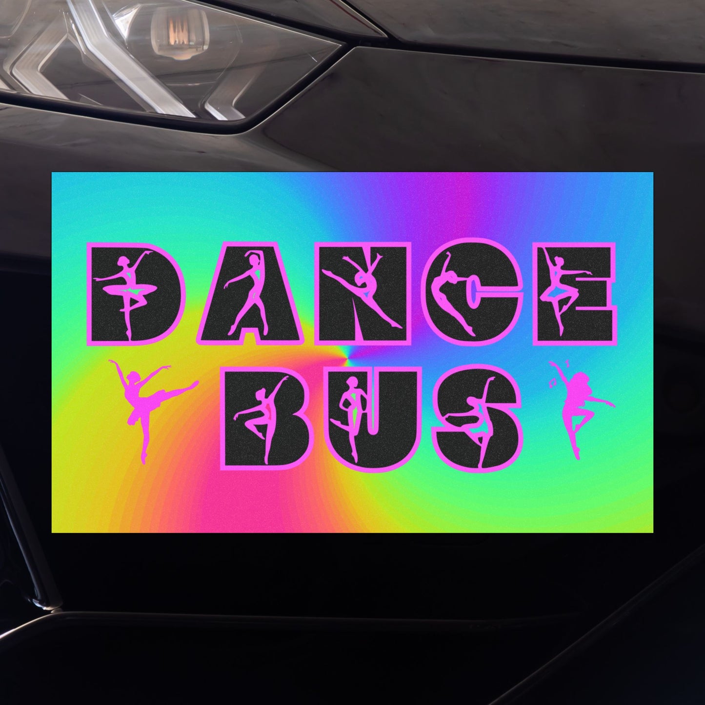 Dance Bus Magnet, Dancer, Car, Refrigerator Magnet, Dance Mom, Ballet, Tap Jazz