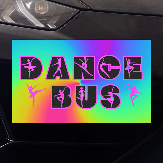Dance Bus Magnet, Dancer, Car, Refrigerator Magnet, Dance Mom, Ballet, Tap Jazz