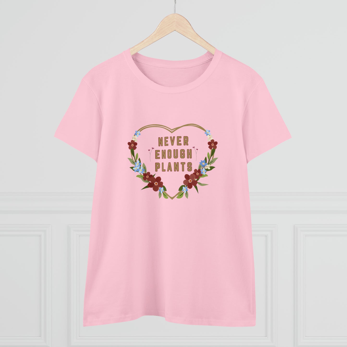 Nature, Plants, Never Enough Plants, Flowers- Adult, Semi-fitted, T-shirt