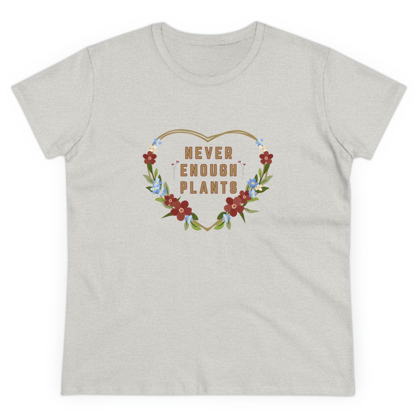 Nature, Plants, Never Enough Plants, Flowers- Adult, Semi-fitted, T-shirt