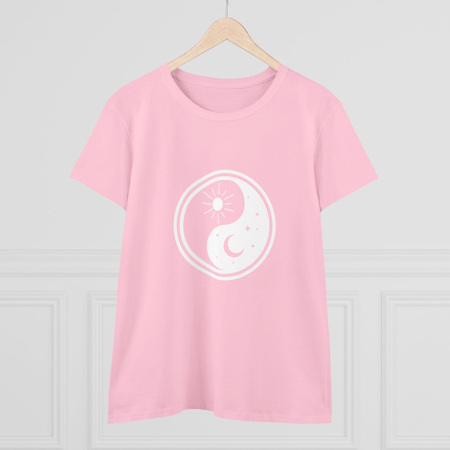 Symbol, Ying Yang, Sun and Moon - Adult, Semi-fitted, T-shirt