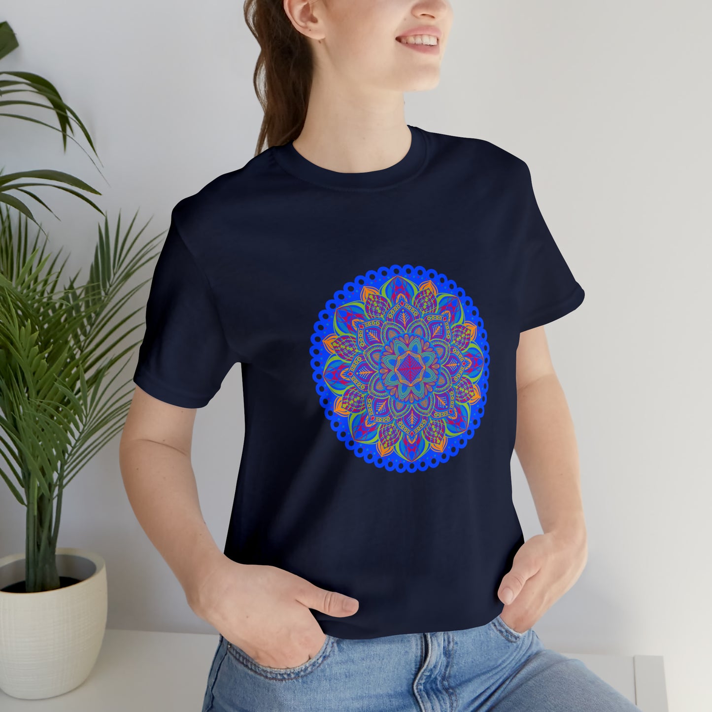 Art, Colorful, Nature, Flowers- Adult, Regular Fit, Soft Cotton,  T-shirt