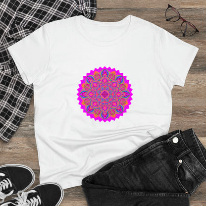 Art, Colorful, Nature, Flowers- Adult, Semi-fitted, T-shirt