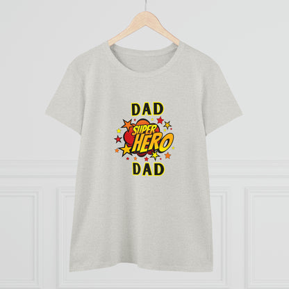 Family, Dad, Superhero, Positive- Adult, Semi-fitted, T-shirt