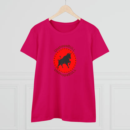 Animals, Bull, Symbol, Unstoppable, UnstoppaBULL- Adult, Semi-fitted T-shirt