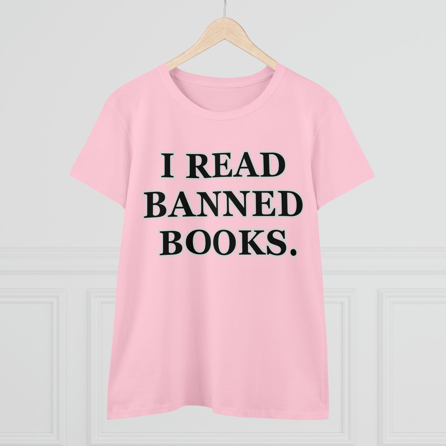 Reading, I Read Banned Books, Things, Books- Adult, Semi-fitted, Full Size Image, T-Shirt