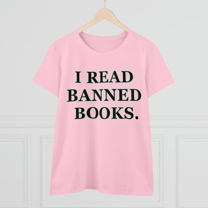 Reading, I Read Banned Books, Things, Books- Adult, Semi-fitted, Full Size Image, T-Shirt