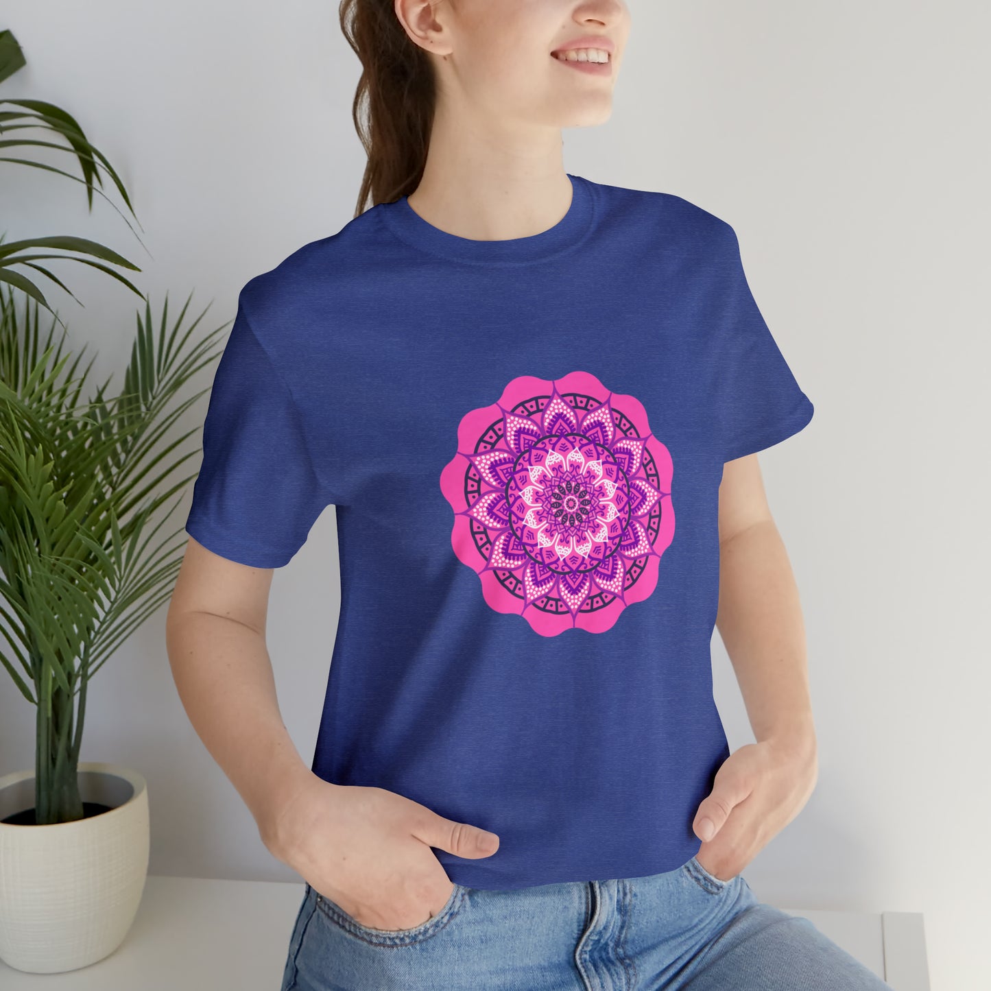 Art, Colorful, Nature, Flowers- Adult, Regular Fit, Soft Cotton,  T-shirt