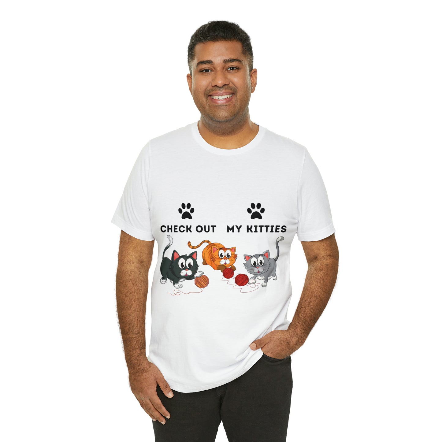 Kitty Cat T-Shirt / Check Out My Kitties Shirt / Unisex Jersey Short Sleeve Tee / Humorous Pet Clothes