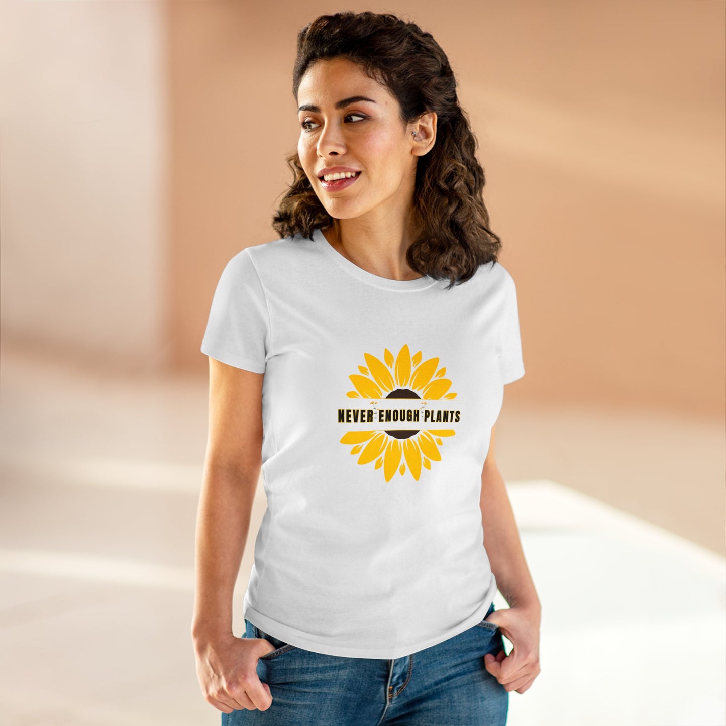 Nature, Plants, Flowers, Garden, Never Enough Plants, Sunflowers- Adult, Semi-fitted, T-shirt
