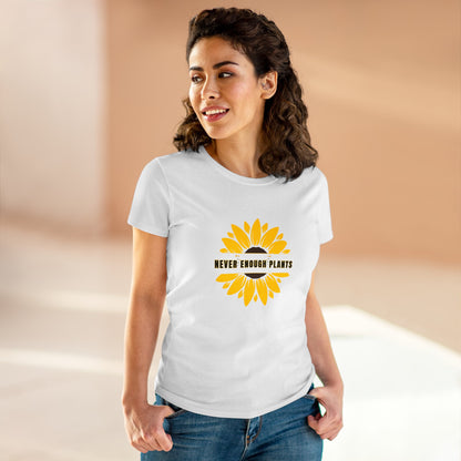 Nature, Plants, Flowers, Garden, Never Enough Plants, Sunflowers- Adult, Semi-fitted, T-shirt