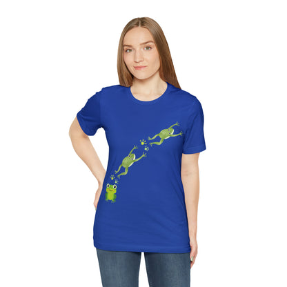 Frog Crossing- Adult, Regular Fit, Soft Cotton, T-shirt