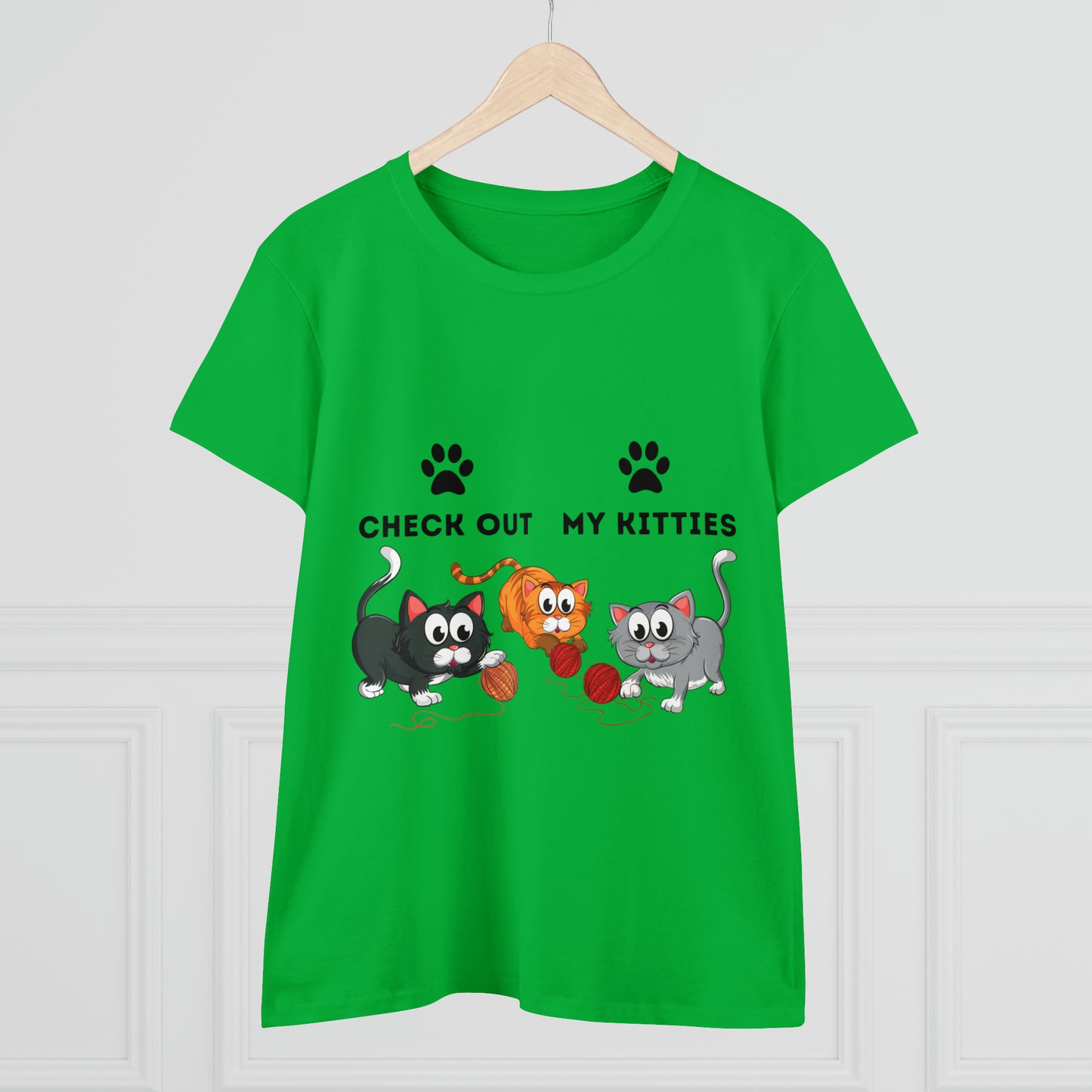 Kitty Cat T-Shirt / Check Out My Kitties Shirt / Unisex Jersey Short Sleeve Tee / Humorous Pet Clothes