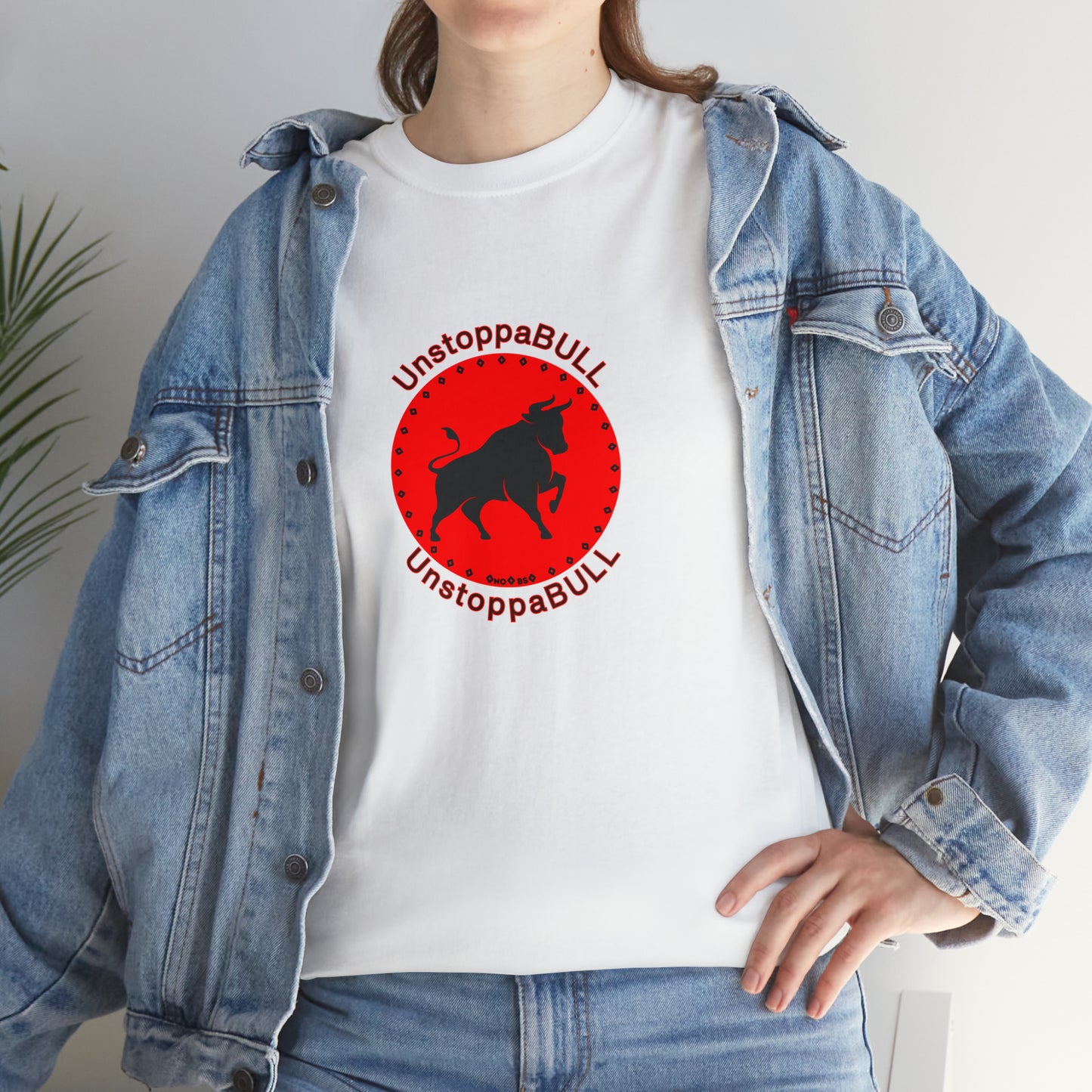 Bull, Unstoppable UnstoppaBULL, Animals- Adult, Heavy Cotton, T-Shirt