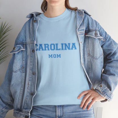 CAROLINA Mom, UNC parent shirt T-shirt-Unisex Heavy Cotton Tee