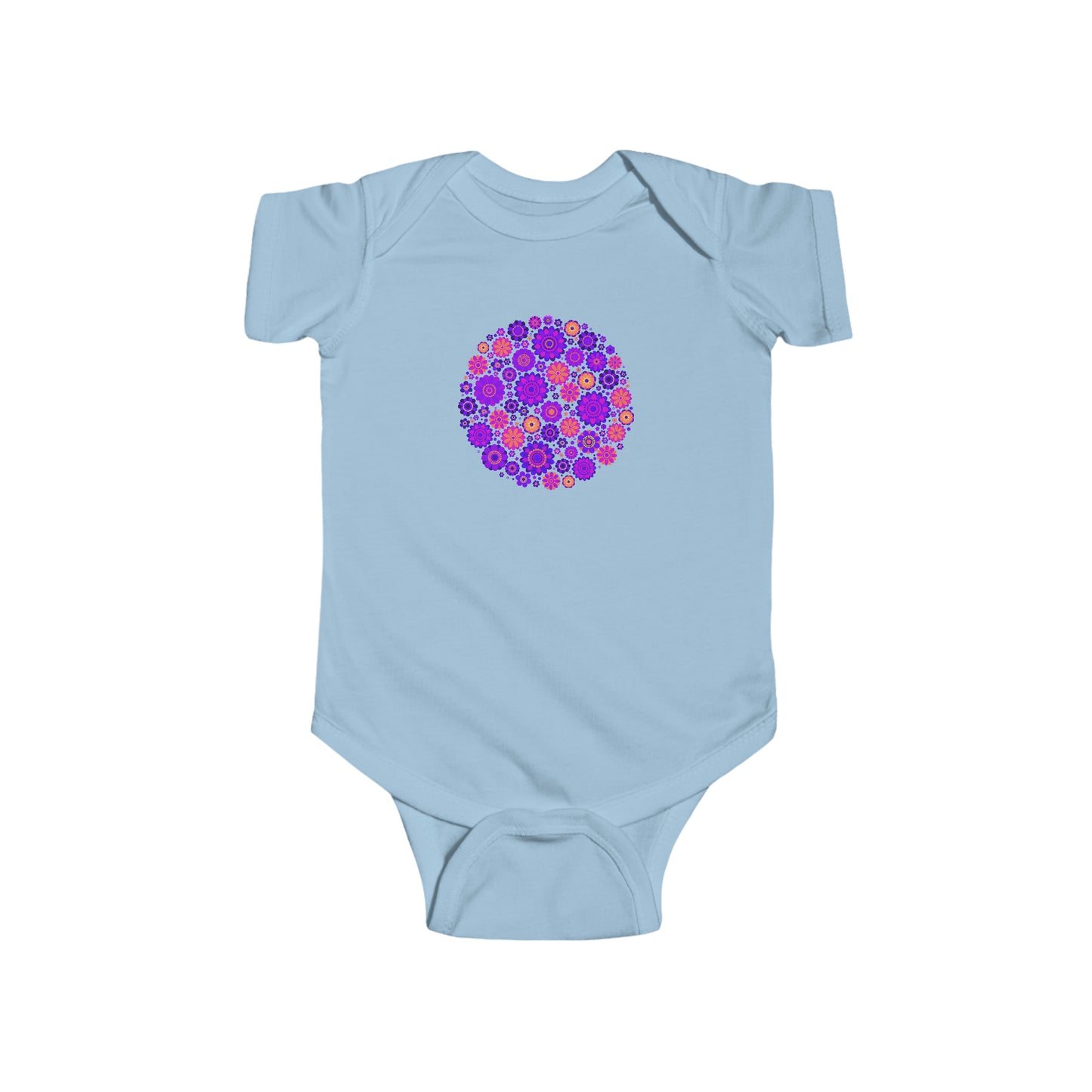 Colorful, Nature, Garden, Flowers- Baby, Infant, Toddler, Soft Cotton, Onesie