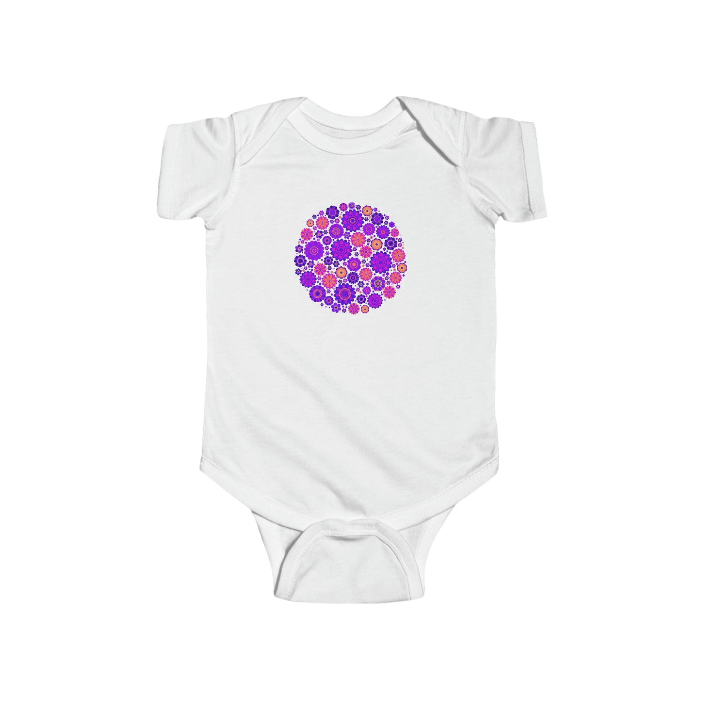 Colorful, Nature, Garden, Flowers- Baby, Infant, Toddler, Soft Cotton, Onesie