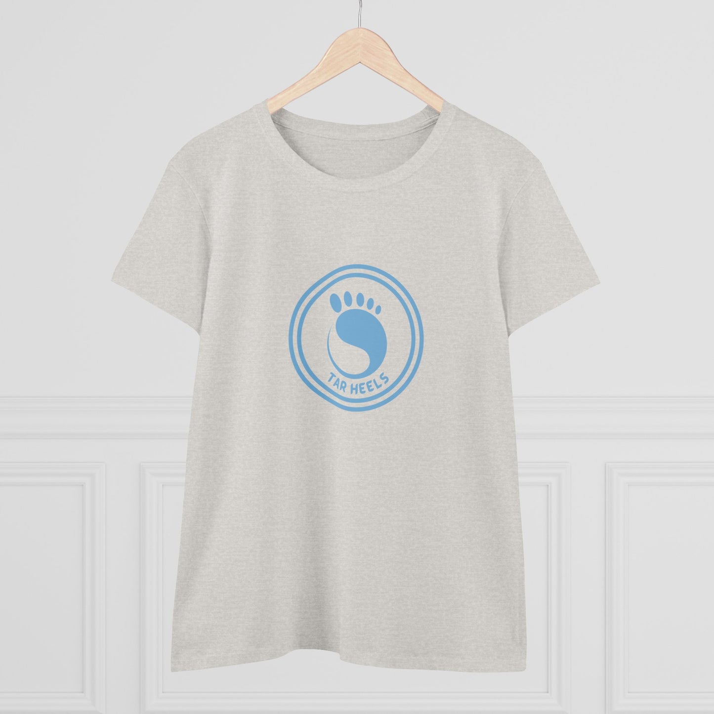 Schools, University of North Carolina at Chapel Hill, Tar Heels- Adult, Semi-fitted, Smaller Size Image, T-shirt