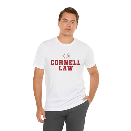 Cornell University Law School- Adult, Regular Fit, Soft Cotton, T-shirt