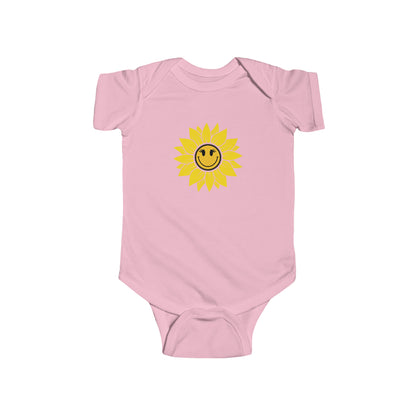 Positive, Sunflower, Nature, Gardens, Flowers, Garden- Infant, Baby, Toddler, Soft Cotton, Onesie