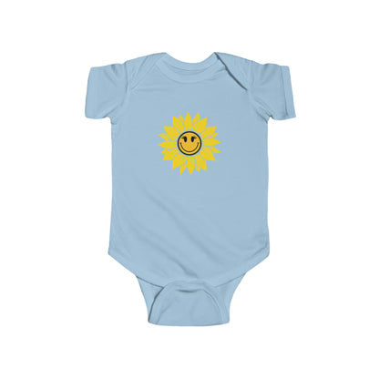 Positive, Sunflower, Nature, Gardens, Flowers, Garden- Infant, Baby, Toddler, Soft Cotton, Onesie