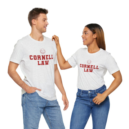 Cornell University Law School- Adult, Regular Fit, Soft Cotton, T-shirt