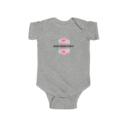 Nature, Plants, Never Enough Plants, Flowers- Baby, Infant, Toddler, Soft Cotton, Onesie