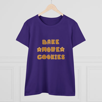 Hobby, Interest, Baking, Bake More Cookies, Star, Things, Food- Adult, Semi-fitted, Shirt
