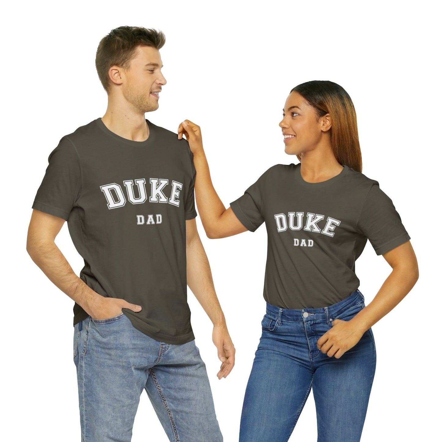 DUKE Dad, parent shirt- Adult, Regular Fit, Soft Cotton, T-shirt