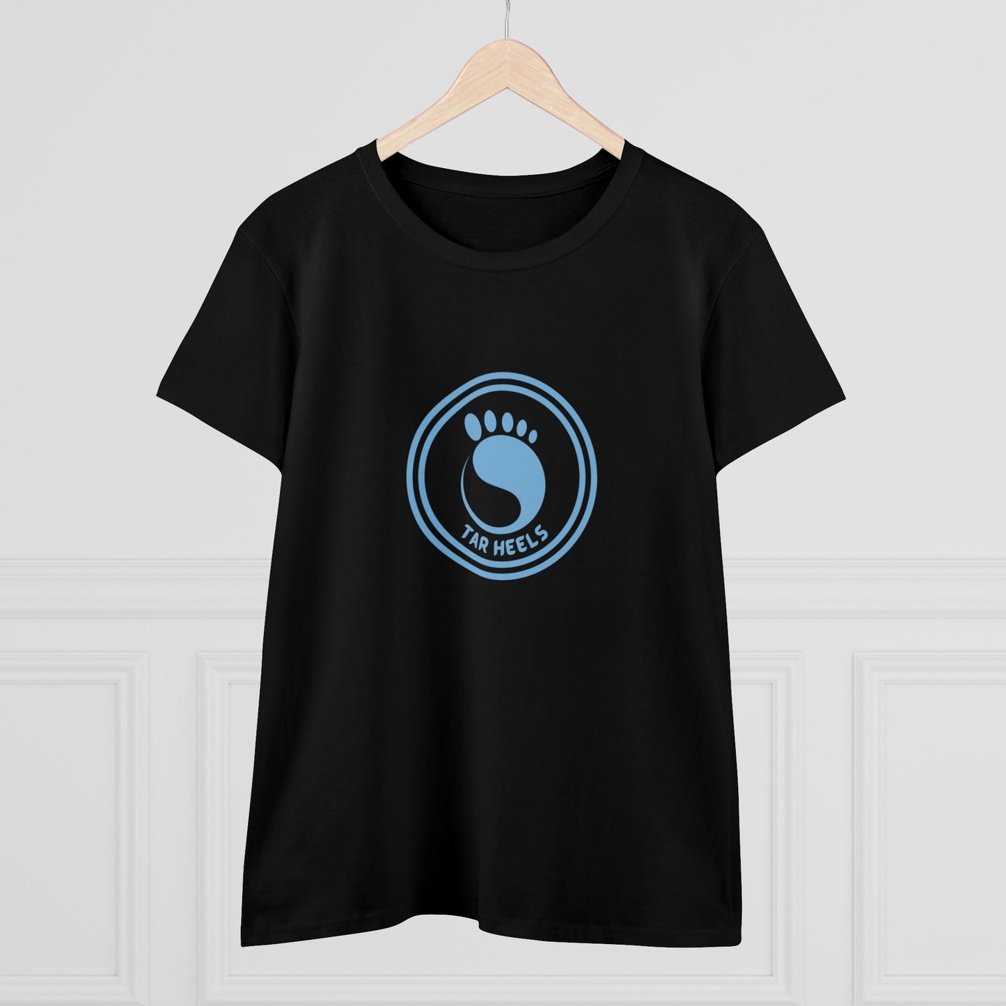 Schools, University of North Carolina at Chapel Hill, Tar Heels- Adult, Semi-fitted, Smaller Size Image, T-shirt