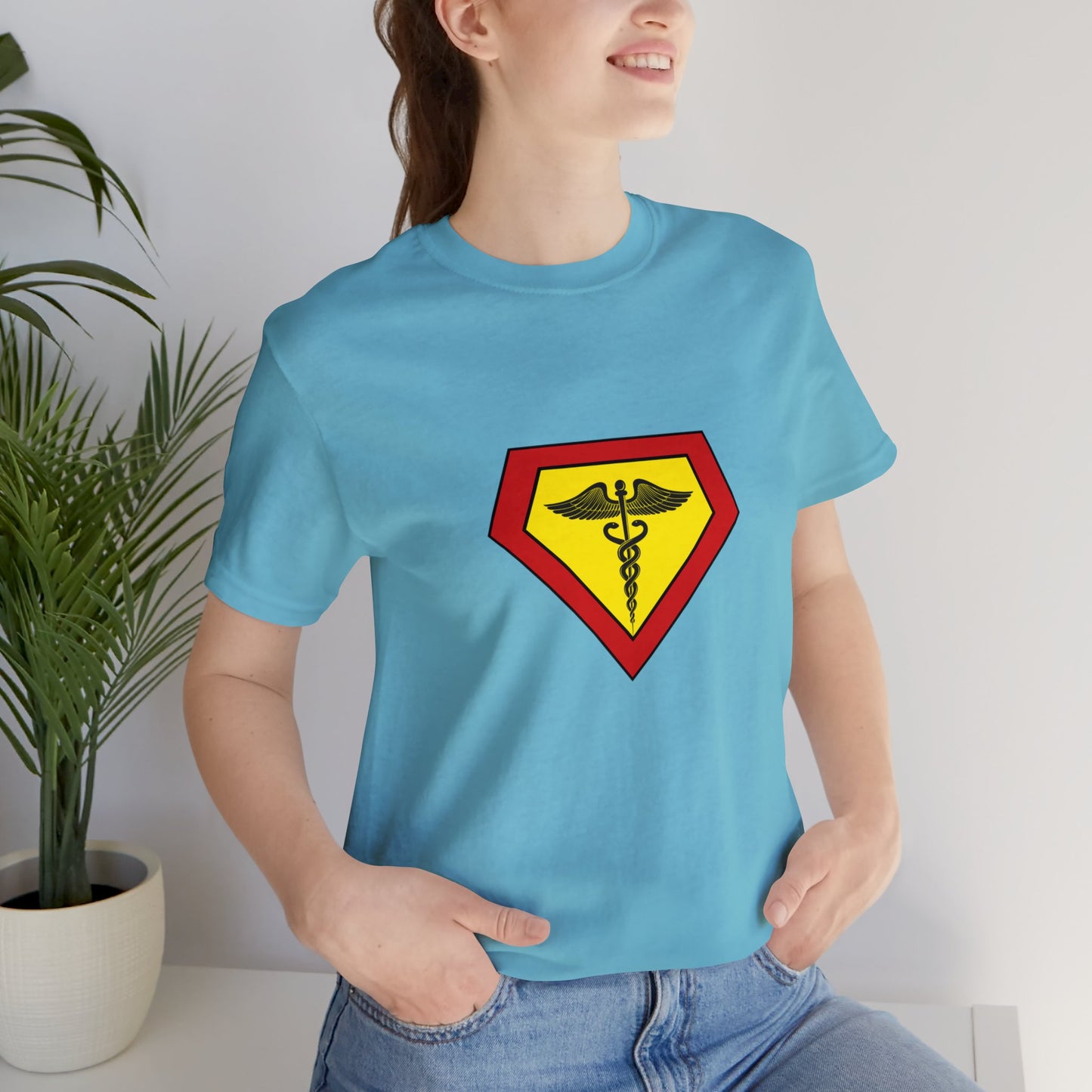 Occupation, Medical, Nurse, Doctor, Health Care Aide, Superhero, Sci-fi- Adult, Regular Fit, Soft Cotton, T-shirt