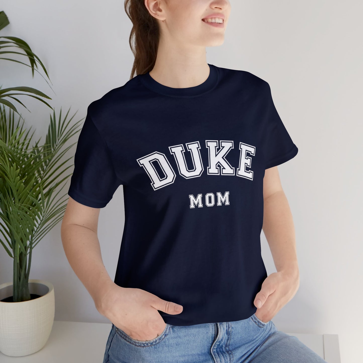 DUKE Mom, parent shirt- Adult, Regular Fit, Soft Cotton, T-shirt