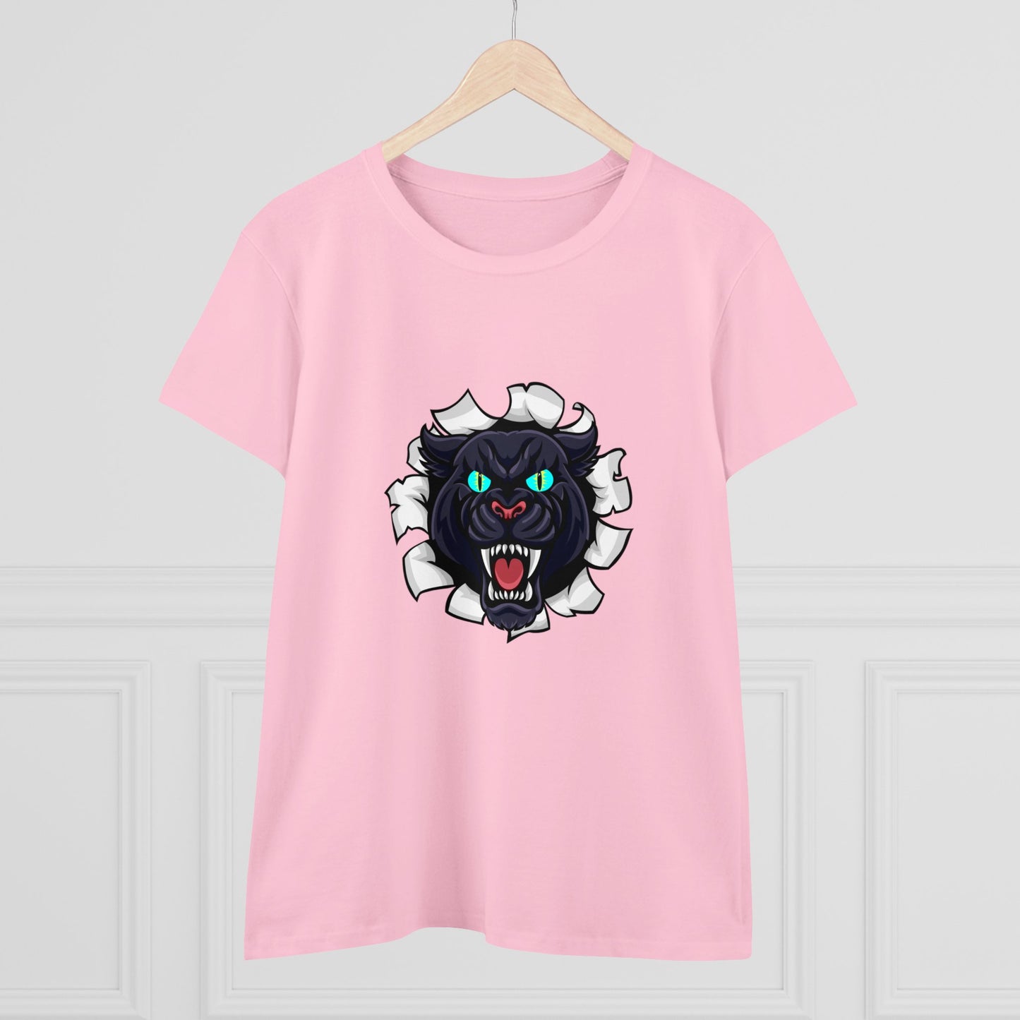 Holidays, Halloween, Animals, Felines, Sports, Football, Carolina Panthers- Adult, Semi-fitted, Smaller Size Image, T-shirt