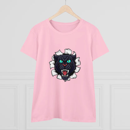 Holidays, Halloween, Animals, Felines, Sports, Football, Carolina Panthers- Adult, Semi-fitted, Smaller Size Image, T-shirt