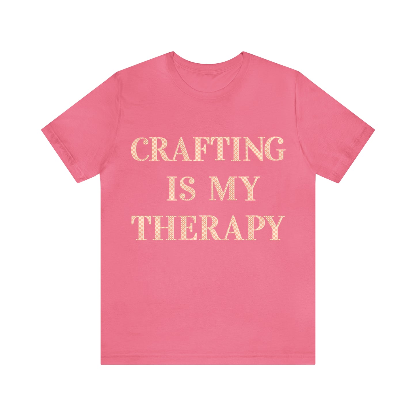Crafting Is My Therapy- Adult, Regular Fit, Soft Cotton, T-shirt