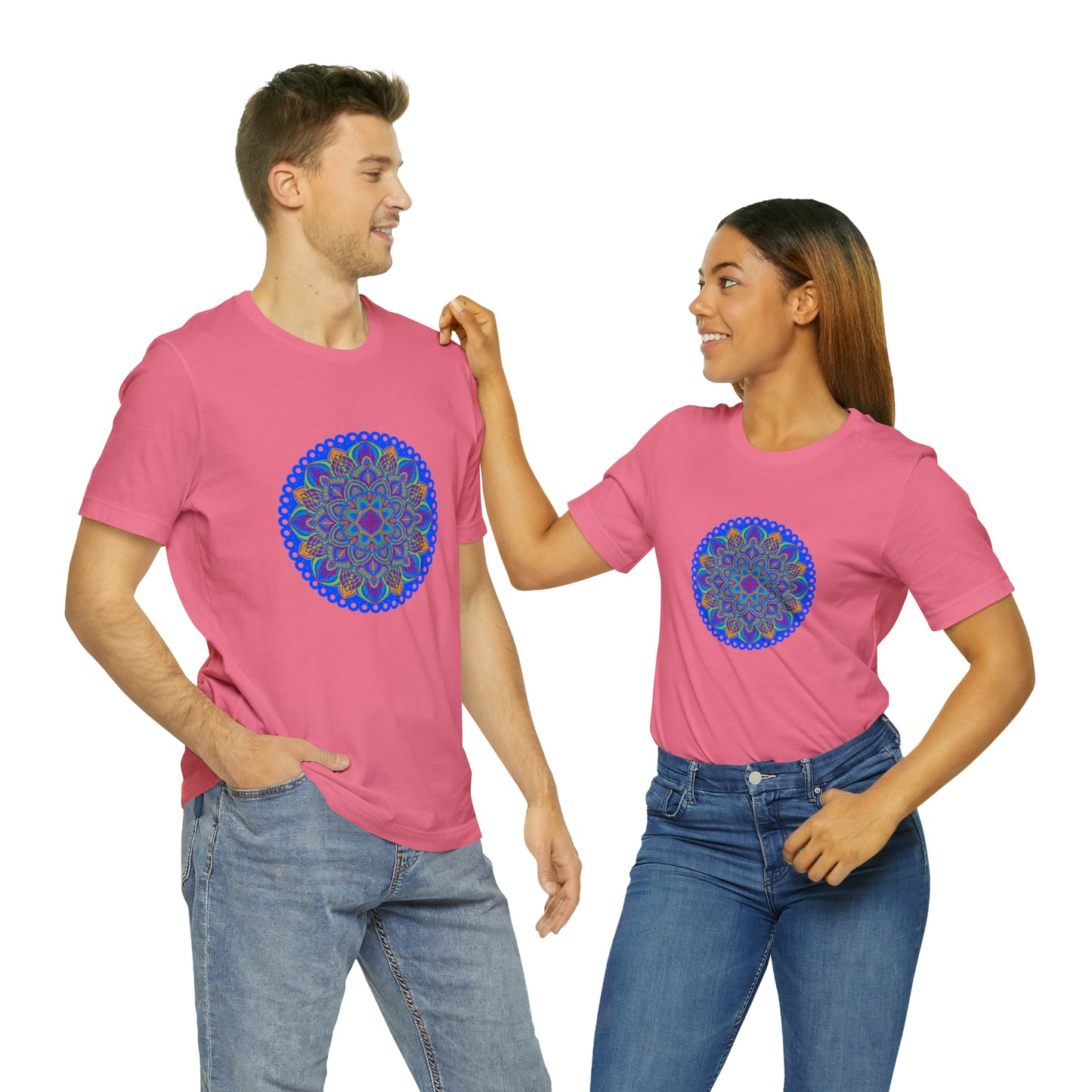 Art, Colorful, Nature, Flowers- Adult, Regular Fit, Soft Cotton,  T-shirt