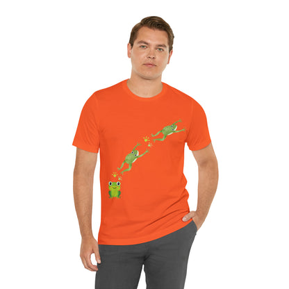 Frog Crossing- Adult, Regular Fit, Soft Cotton, T-shirt