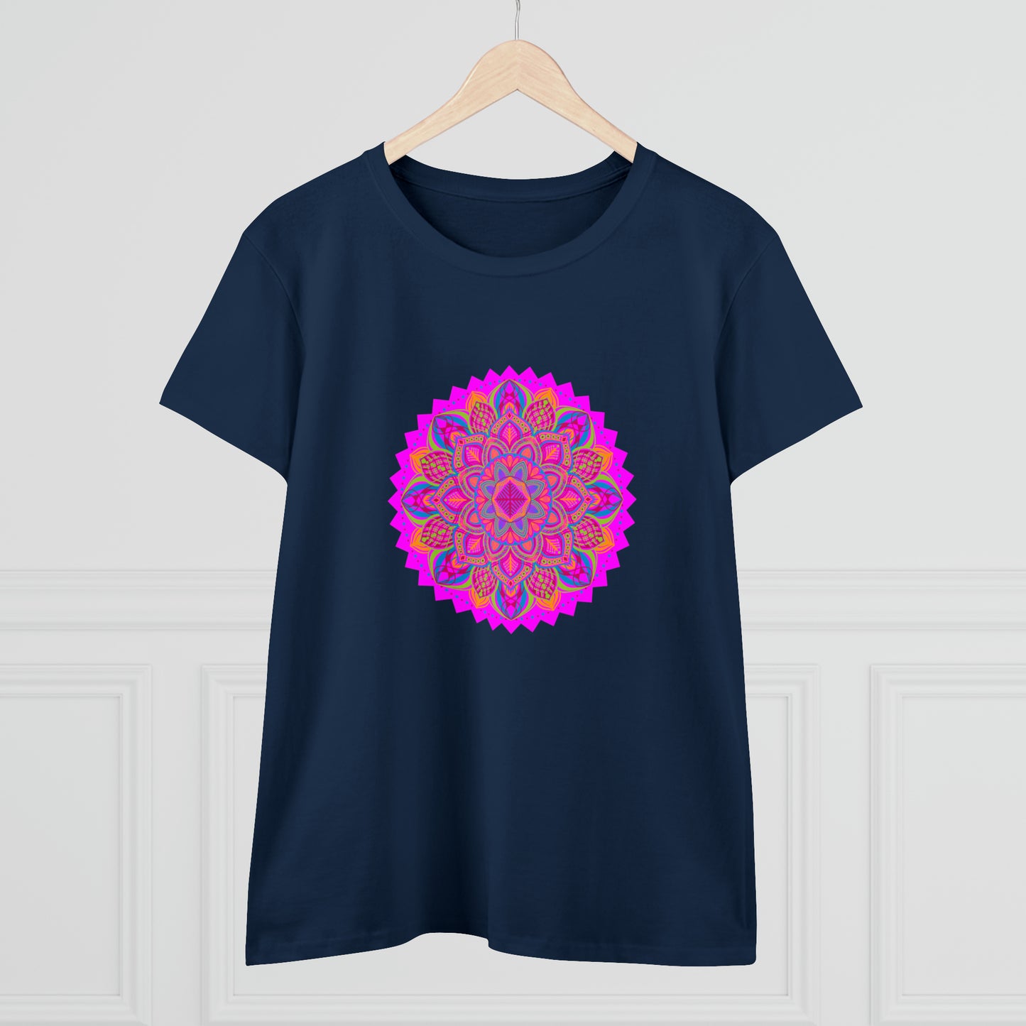 Art, Colorful, Nature, Flowers- Adult, Semi-fitted, T-shirt