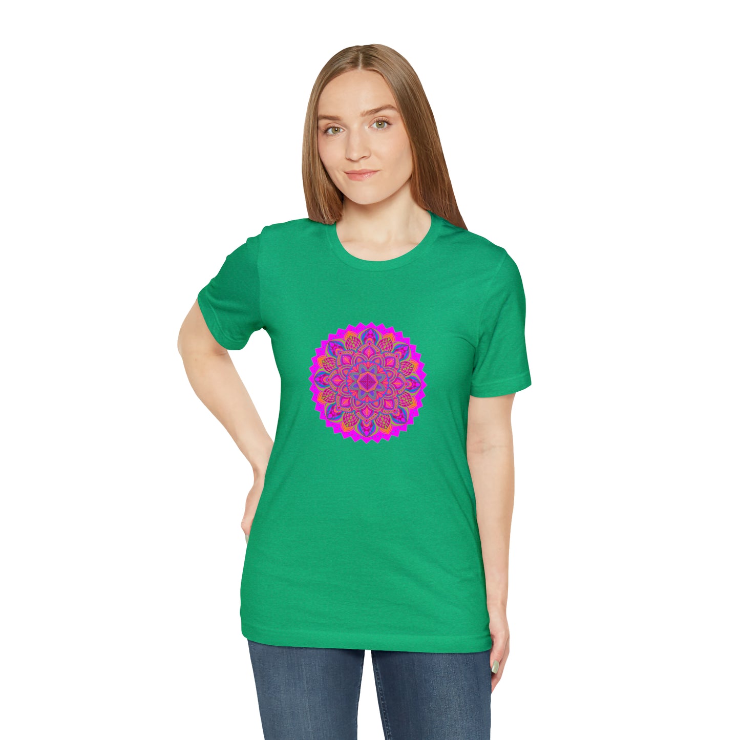 Art, Colorful, Nature, Flowers- Adult, Regular Fit, Soft Cotton,  T-shirt