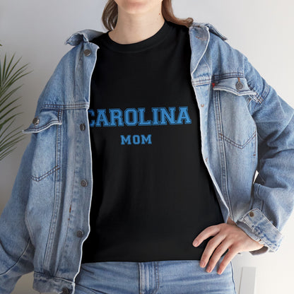 CAROLINA Mom, UNC parent shirt T-shirt-Unisex Heavy Cotton Tee