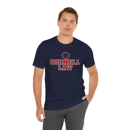 Cornell University Law School- Adult, Regular Fit, Soft Cotton, T-shirt
